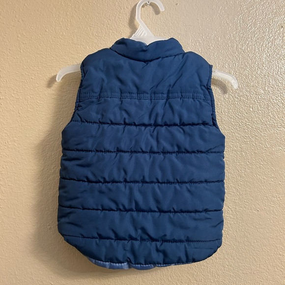 Lucky Brand boys Blue Puffer Vest size 24M - Picture 2 of 3